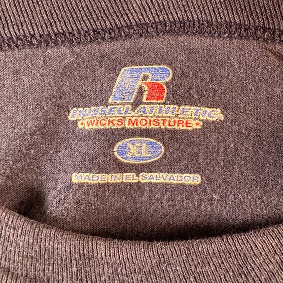 Russell Athletic Blue Summer Wicks Moisture Machine Washable Tanktop Men's XL - Picture 4 of 7